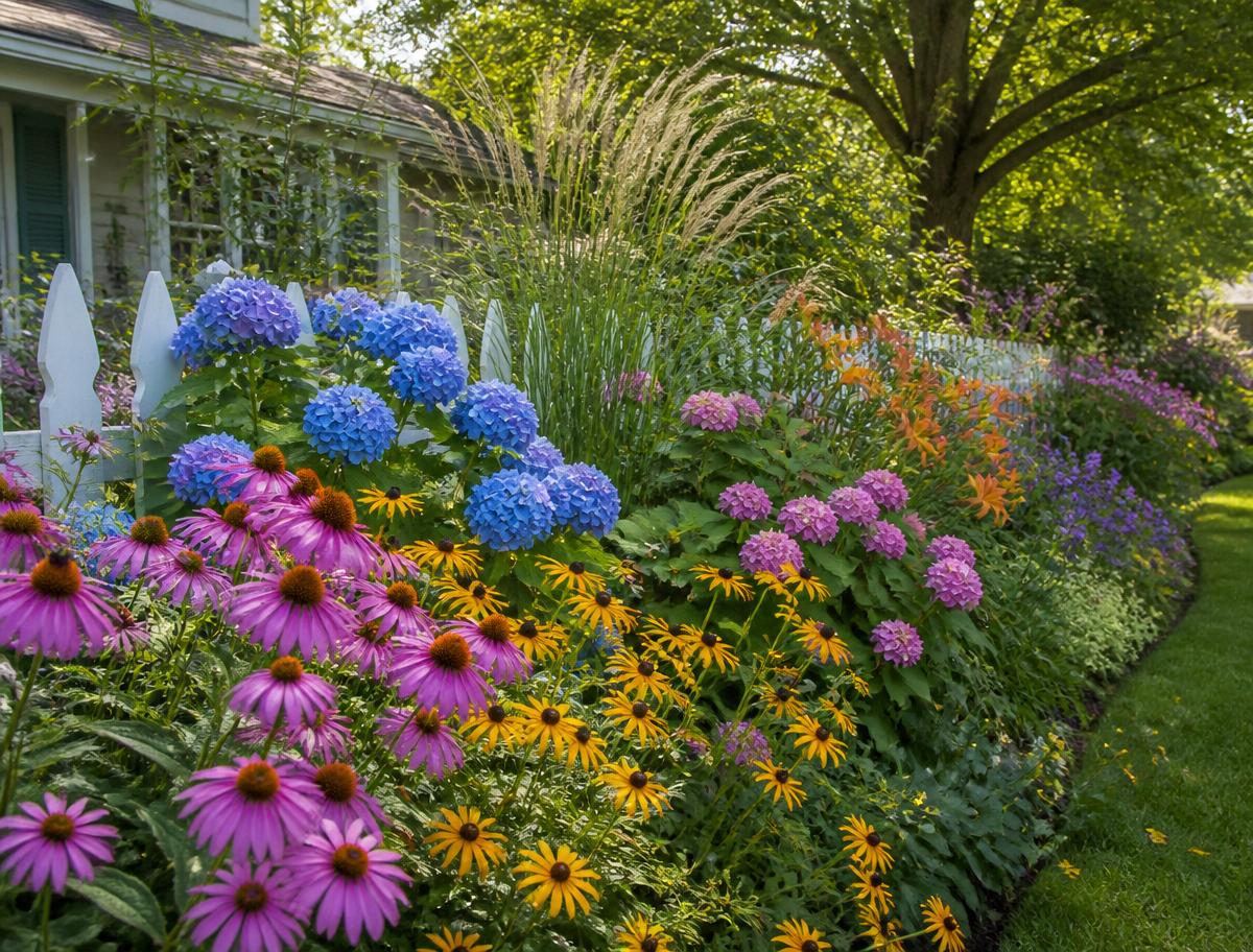 Flower beds